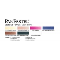 PanPastel, startsæt - Portræt 7 farver og værktøj